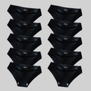 CALCINHA SEDA SOFT SEM COSTURA (KIT COM 10 PEÇAS)