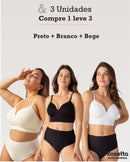 SUTIÃ MODELADOR LIBELLE (COMPRE 1 LEVE 3)