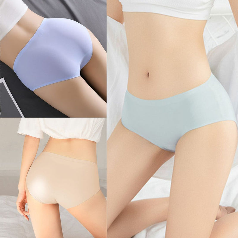 CALCINHA SEDA SOFT SEM COSTURA (KIT COM 10 PEÇAS)