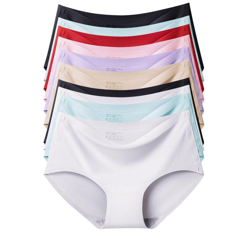 CALCINHA SEDA SOFT SEM COSTURA (KIT COM 10 PEÇAS)