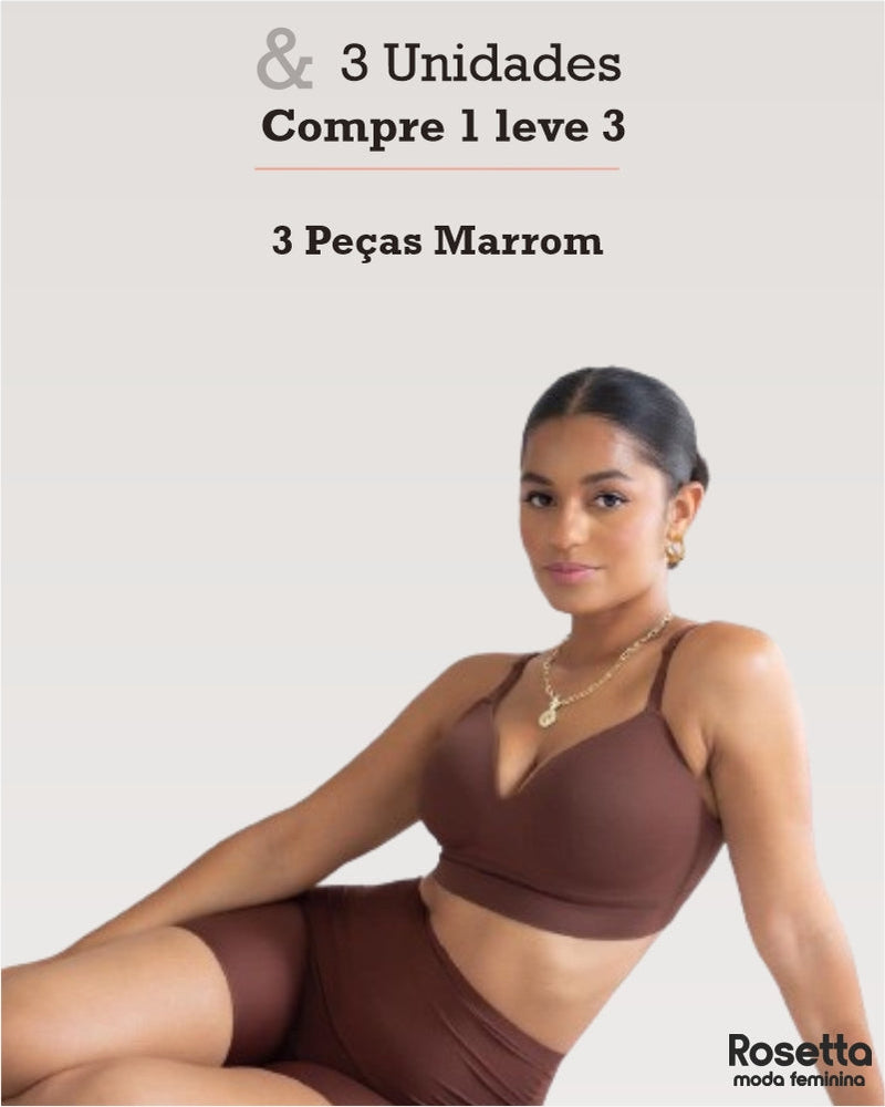 SUTIÃ MODELADOR LIBELLE (COMPRE 1 LEVE 3)