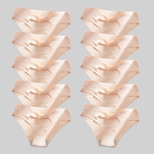 CALCINHA SEDA SOFT SEM COSTURA (KIT COM 10 PEÇAS)