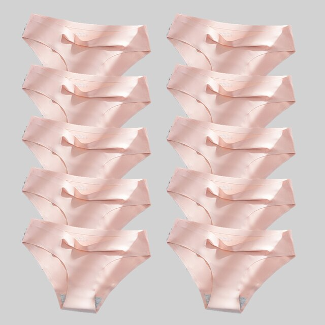 CALCINHA SEDA SOFT SEM COSTURA (KIT COM 10 PEÇAS)