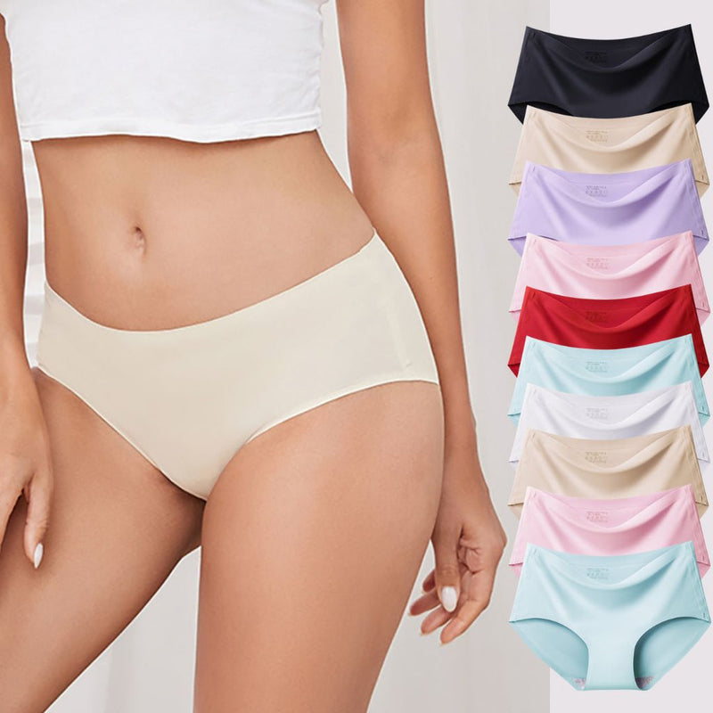 CALCINHA SEDA SOFT SEM COSTURA (KIT COM 10 PEÇAS)