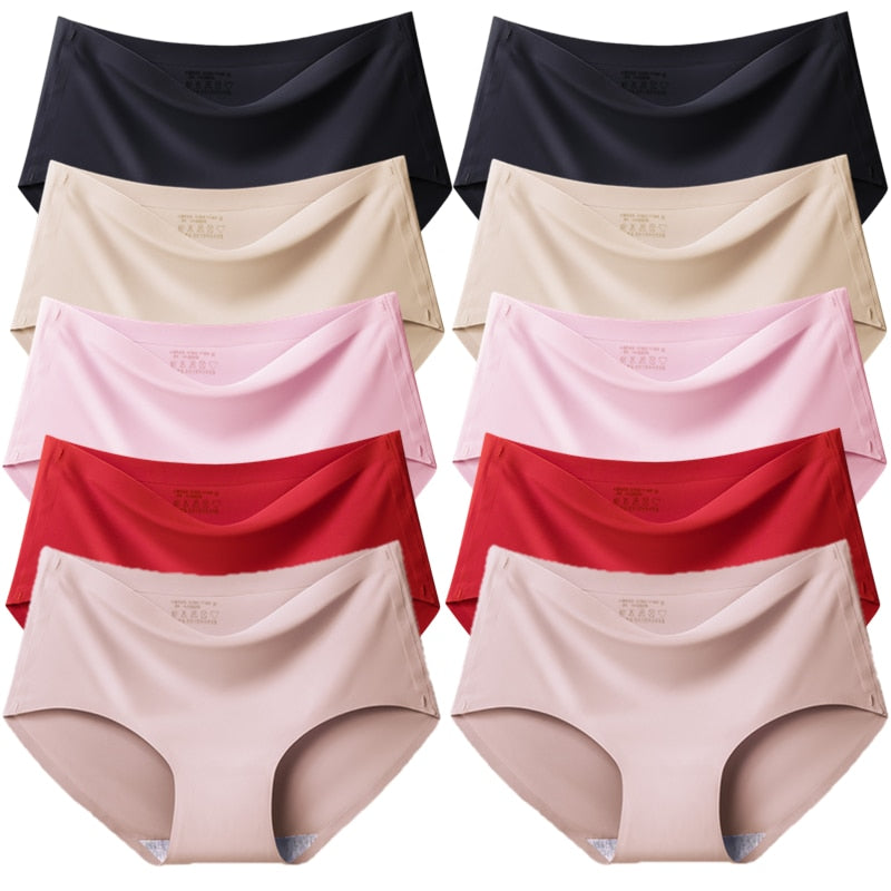 CALCINHA SEDA SOFT SEM COSTURA (KIT COM 10 PEÇAS)