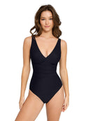 Maiô modelador com decote em V