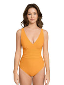 Maiô modelador com decote em V