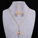 Conjunto de Colar e Brincos Tassel