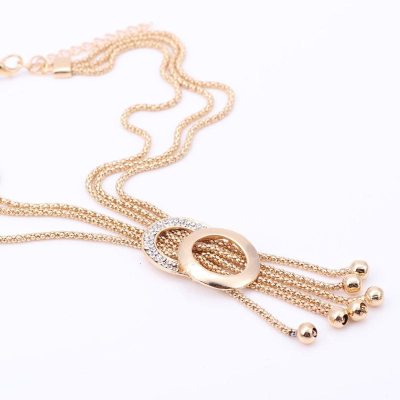 Conjuntos de Brincos Colar Pulseira e Anel Cristal Africano