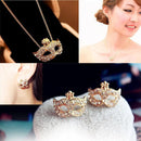 Conjunto de Colar e Brinco  Cristal Austríaco