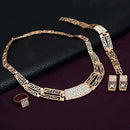 Conjunto de Colar Pulseira Brinco Anel